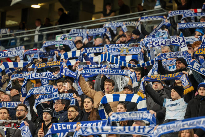 Lech Poznań - Raków Częstochowa: Zdjęcia kibiców z meczu 23. kolejki PKO BP Ekstraklasy