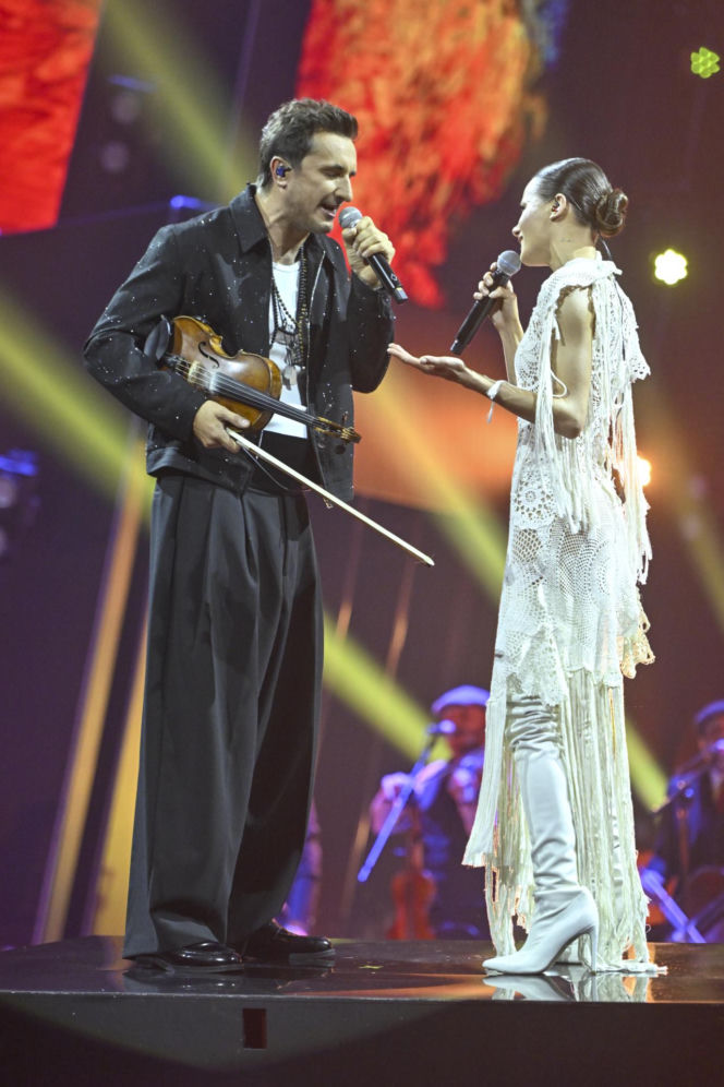 Co ona ma na sobie?! Szroeder wyglądała jak w firance z PRL-u