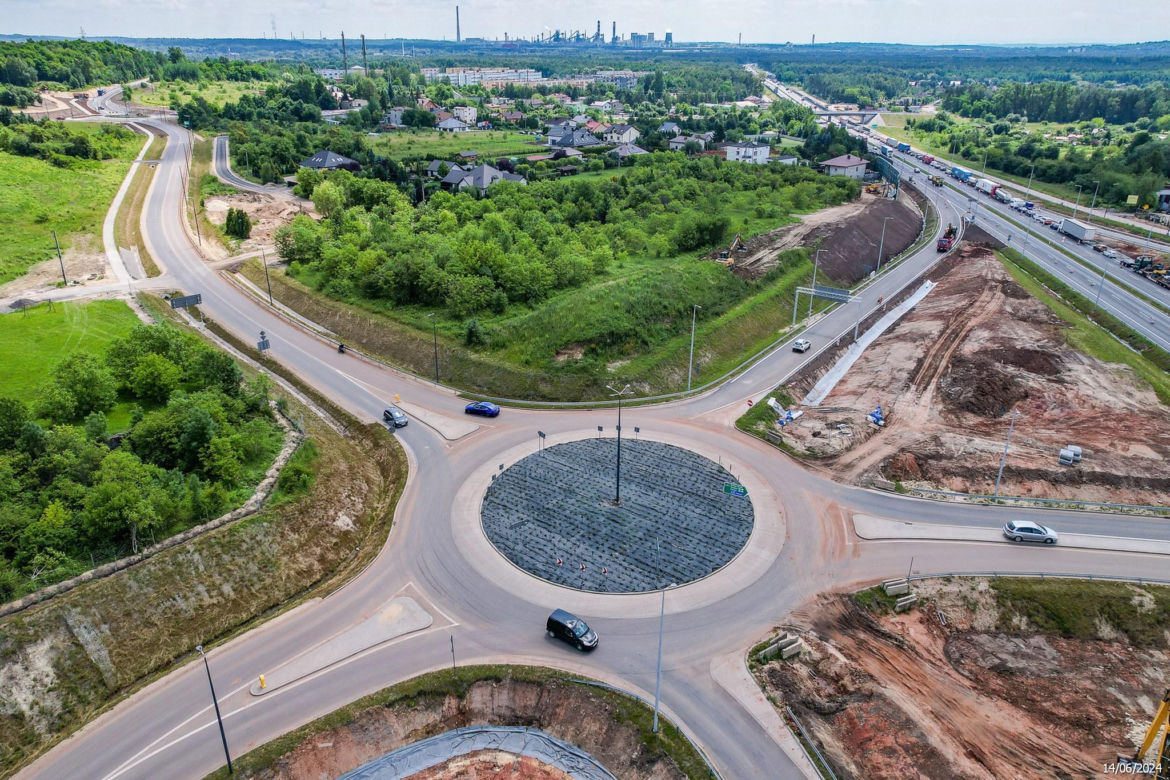 Tak wygląda zagłębiowska część nowej, ekspresowej S1 - czerwiec 2024