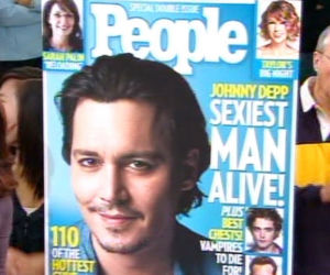 Johnny Depp na okładce People
