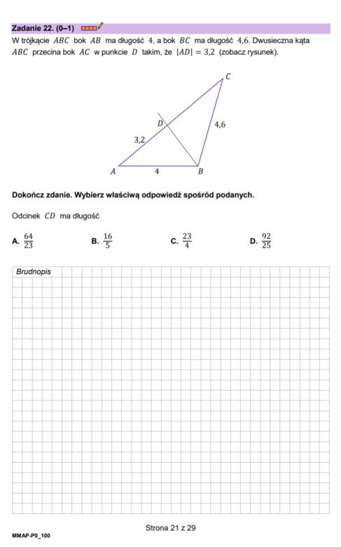 Matura próbna 2023 - Matematyka., arkusze zadań