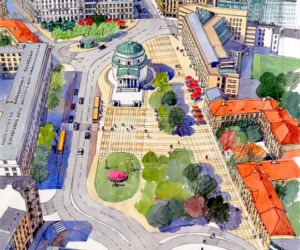 Planowane przez władze Warszawy rewitalizacje ulic i placów - Plac Trzech Krzyży