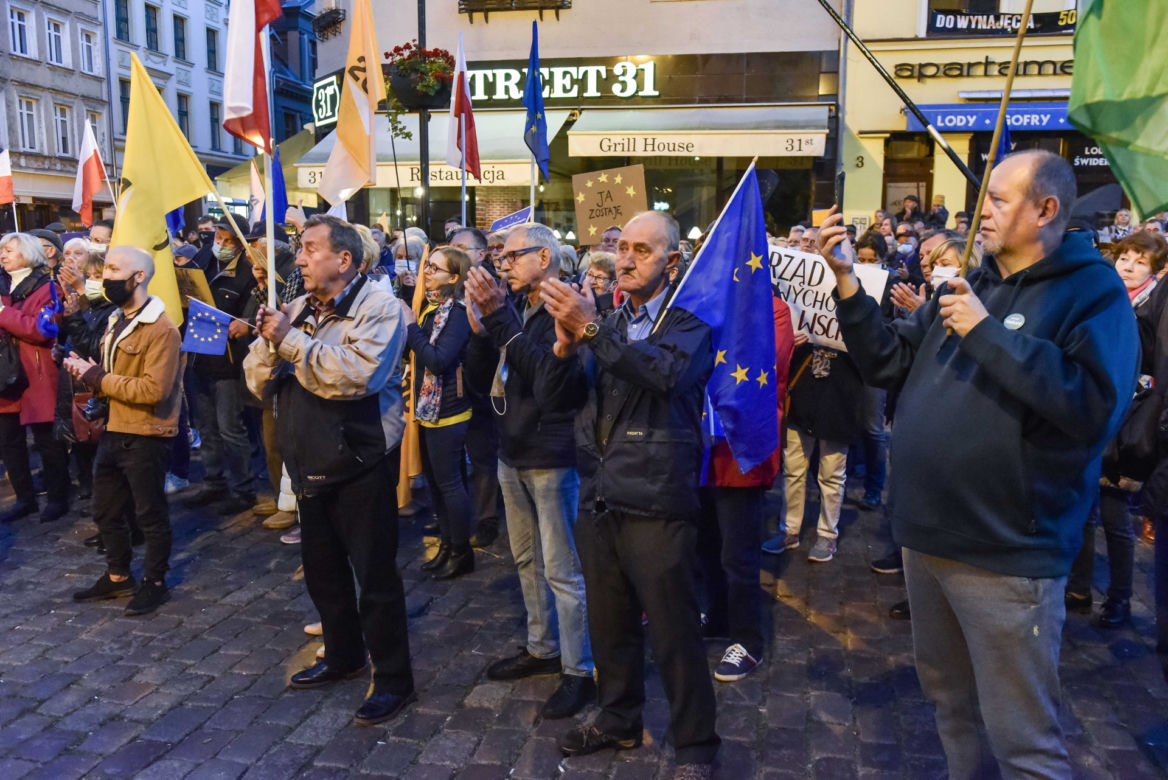 Toruński protest przeciwko orzeczeniu TK