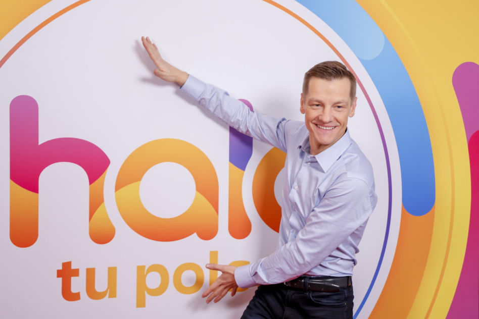 Rafał Mroczek na gali Ekstraklasy