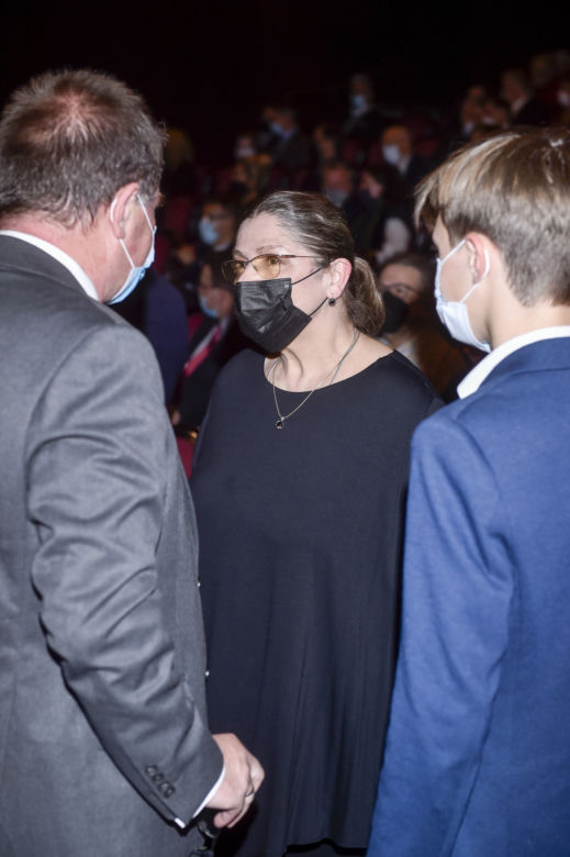 Krystyna Pawłowicz na premierze filmu