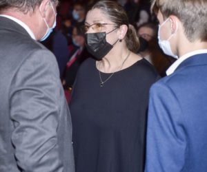 Krystyna Pawłowicz na premierze filmu