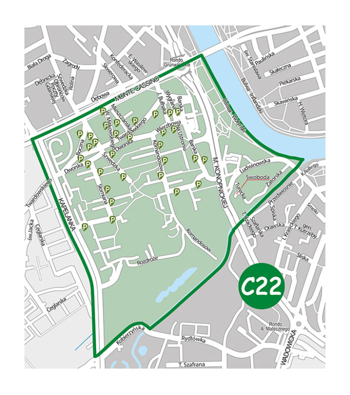 Podstrefa C22