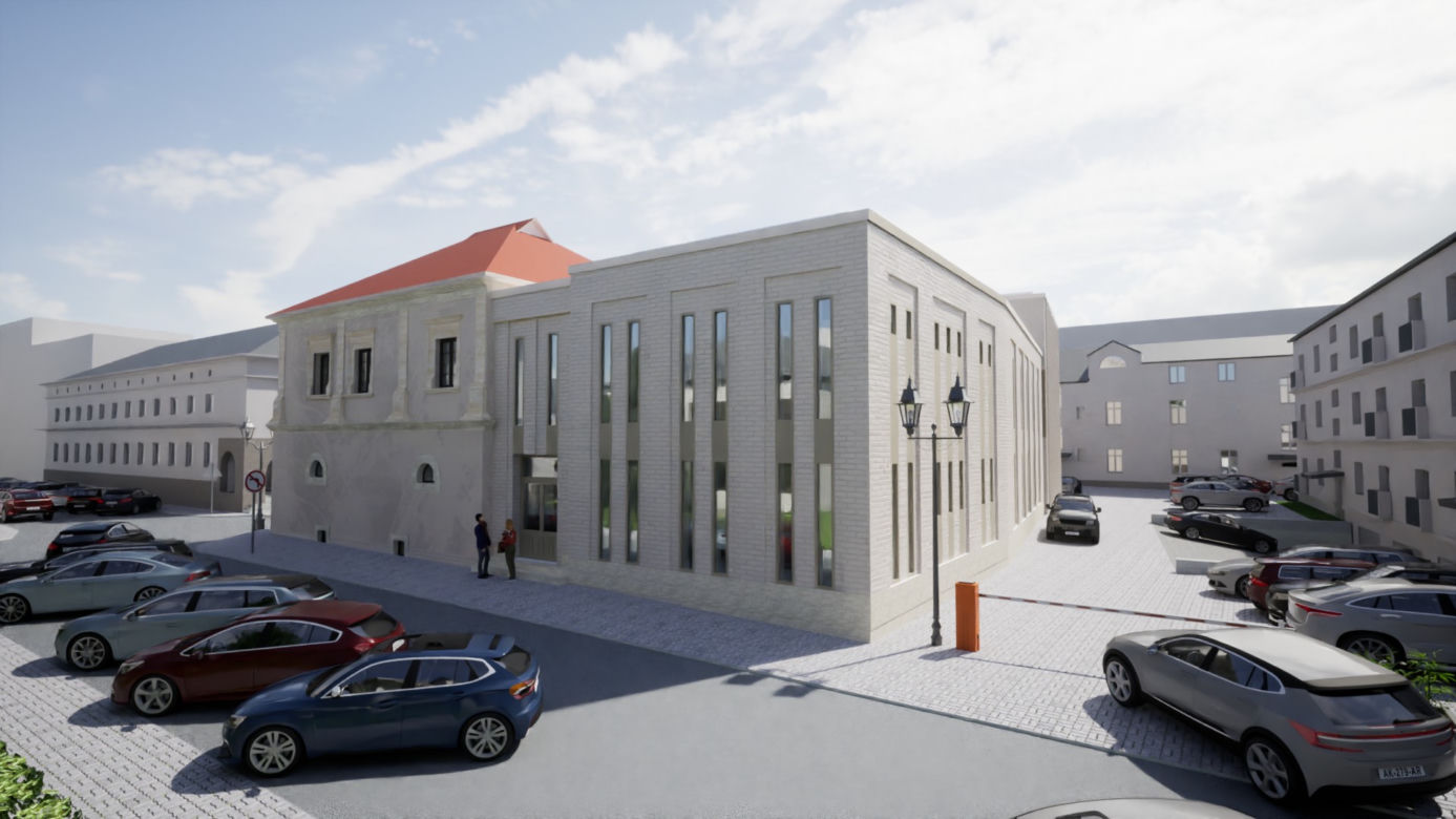 Wizualizacje rozbudowy Sądeckiej Biblioteki Publicznej