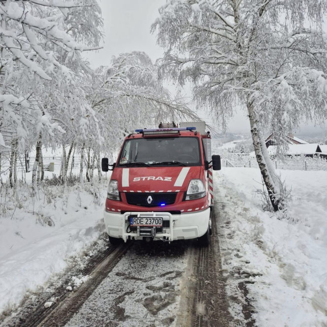 Podkarpacie pod śniegiem. Tysiące domów bez prądu, drogi sparaliżowane. Sprawdź, co dzieje się w regionie!