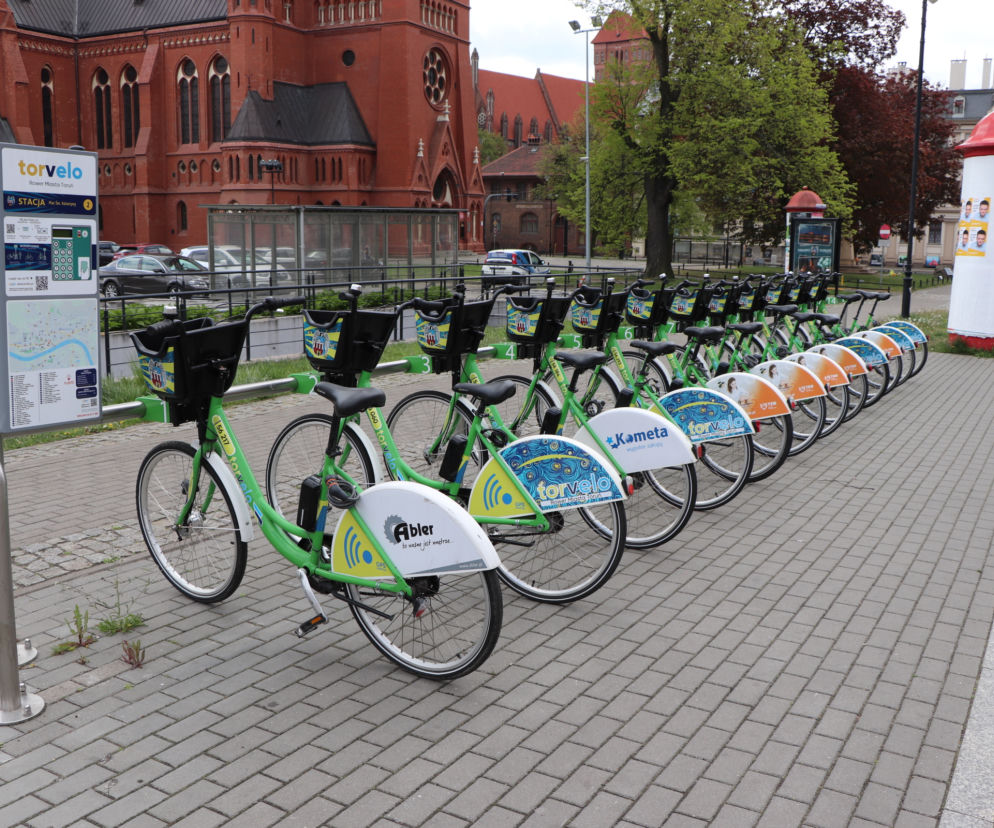 400 tysięcy wypożyczeń Toruńskiego Roweru Miejskiego. Kto i gdzie korzysta najchętniej?