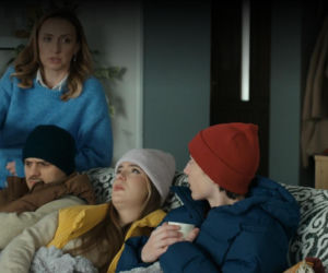 Barwy szczęścia odc. 3401. Asia (Anna Gzyra), Agata (Natalia Zambrzycka), Ignacy (Olaf Staszkiewicz), Emil (Artem Malaszczuk)