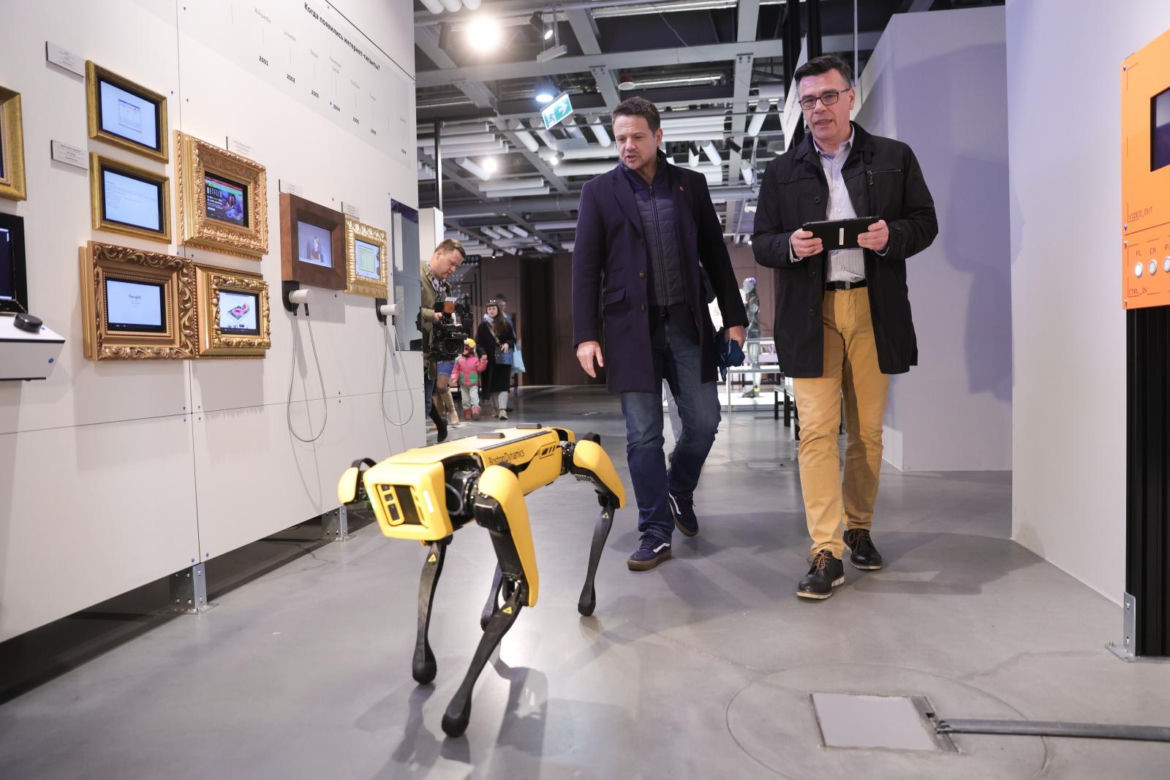 Pies-robot w Centrum Nauki Kopernik