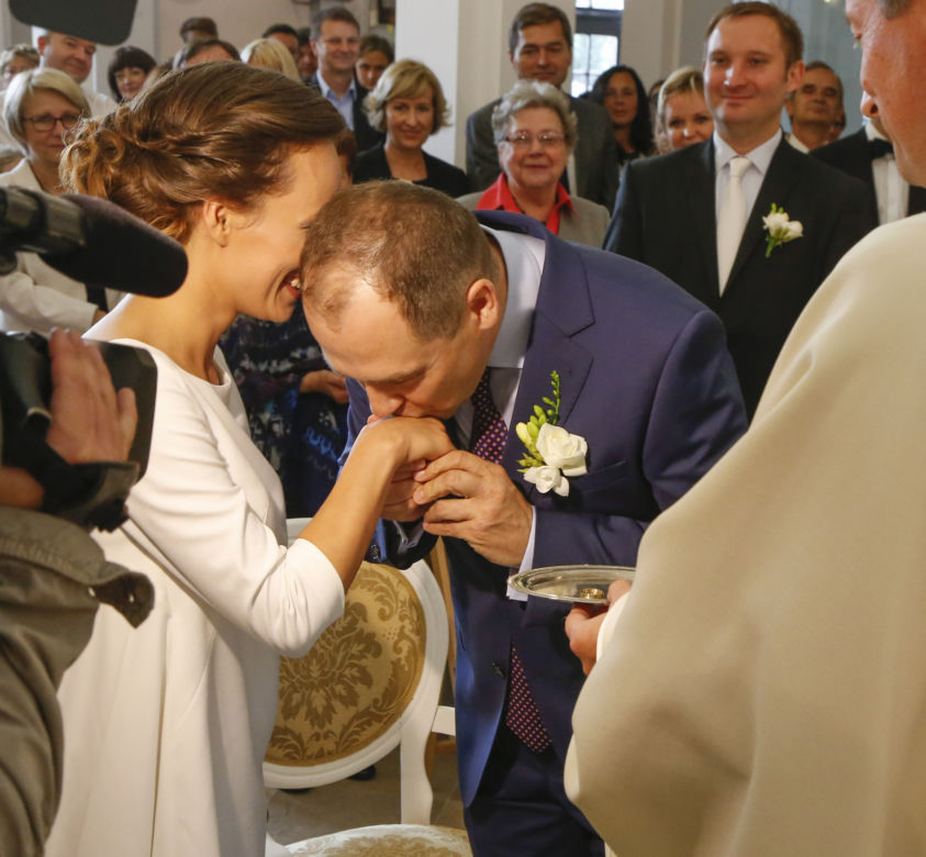 Jarosław Kulczycki WZIĄŁ ŚLUB z Dorotą i OCHRZCIŁ SYNA Sambora! To był dla niego wyjątkowy dzień [ZDJĘCIA]