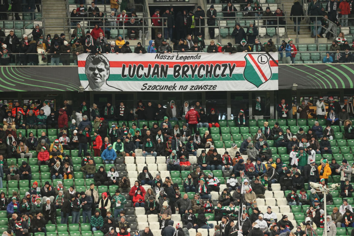 Legia - Lugano pożegnanie Brychczego