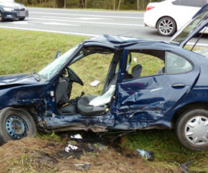 Tragedia na drodze! Nie żyje mężczyzna. Kobieta i dwoje dzieci w szpitalu