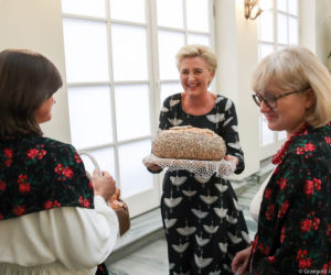 Agata Duda gościła członkinie Koła Gospodyń Wiejskich