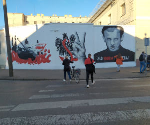Powstawanie nowego muralu Solidarności w Siedlcach - 28.09.2021