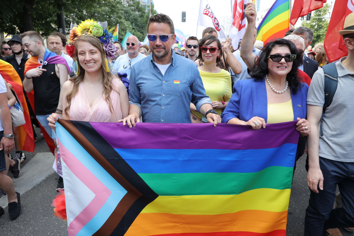 Rafał Trzaskowski na Paradzie Równości: Warszawa jest dla wszystkich!