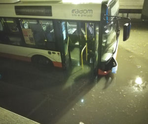 Gwałtowna ulewa nad Radomiem