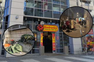 Bałagan pod oknami prezesa. Biedronka tonie w śmieciach, a centrala jest piętro wyżej