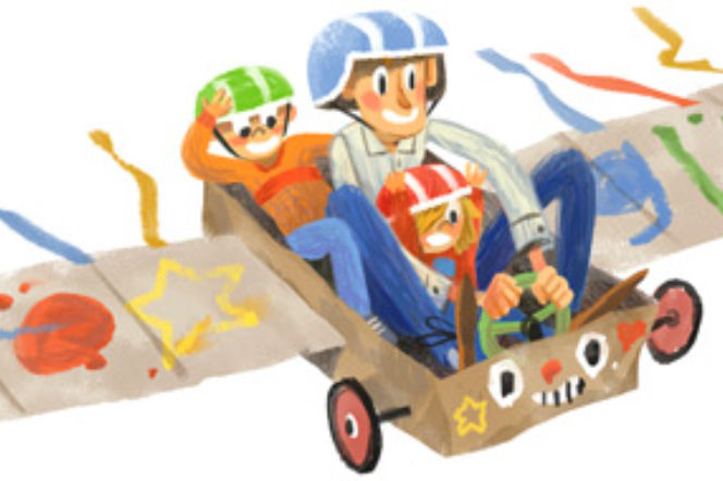 Google Doodle Dzień Ojca