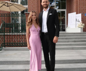 Bartłomiej Bołądź i jego żona Joanna Bołądź