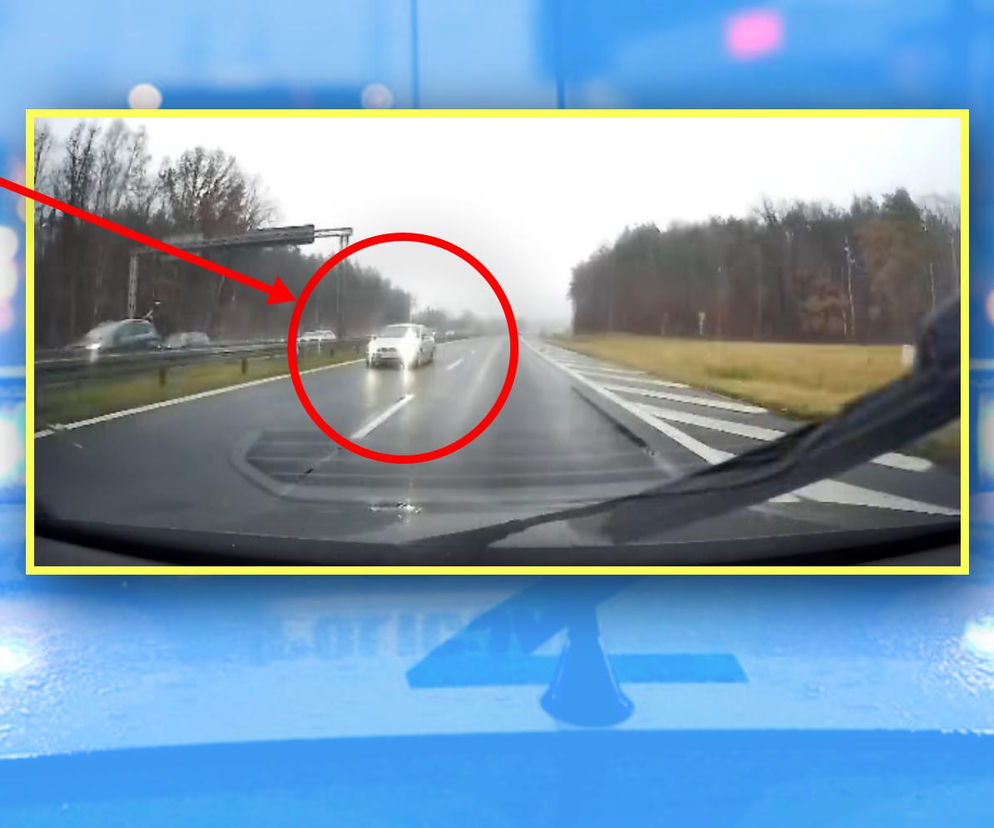 Jechał ekspresówką pod prąd. Policjanci szybko namierzyli pirata w BMW