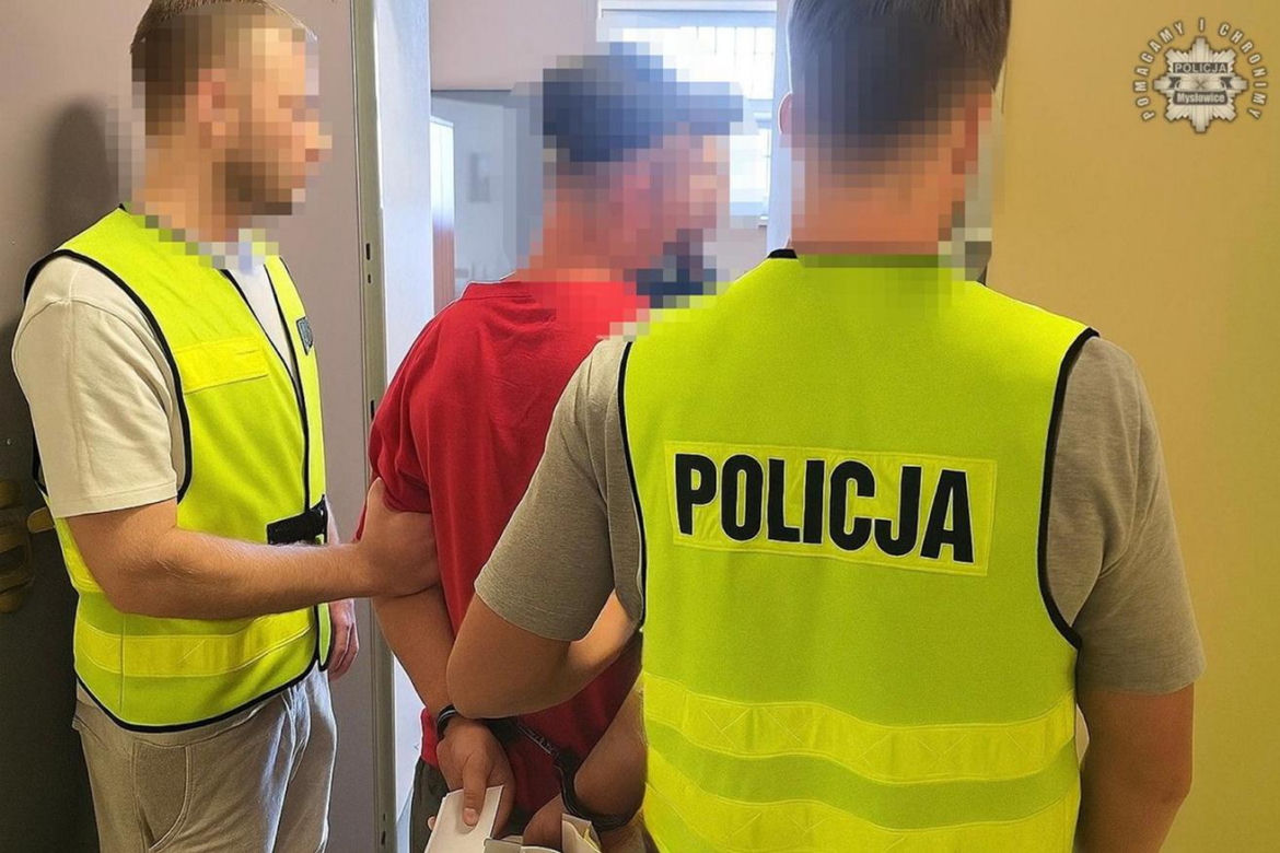 Horror na imprezie. Krystian został znienacka skatowany. Bandzior skakał mu po głowie