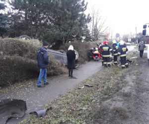 Tragiczny wypadek w Gościeradzu. Nie żyje rowerzysta! [ZDJĘCIA]
