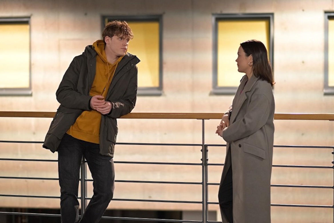 Pierwsza miłość, odcinek 3994: Julita (Dagmara Bryzek), Radek (Karol Biskup)