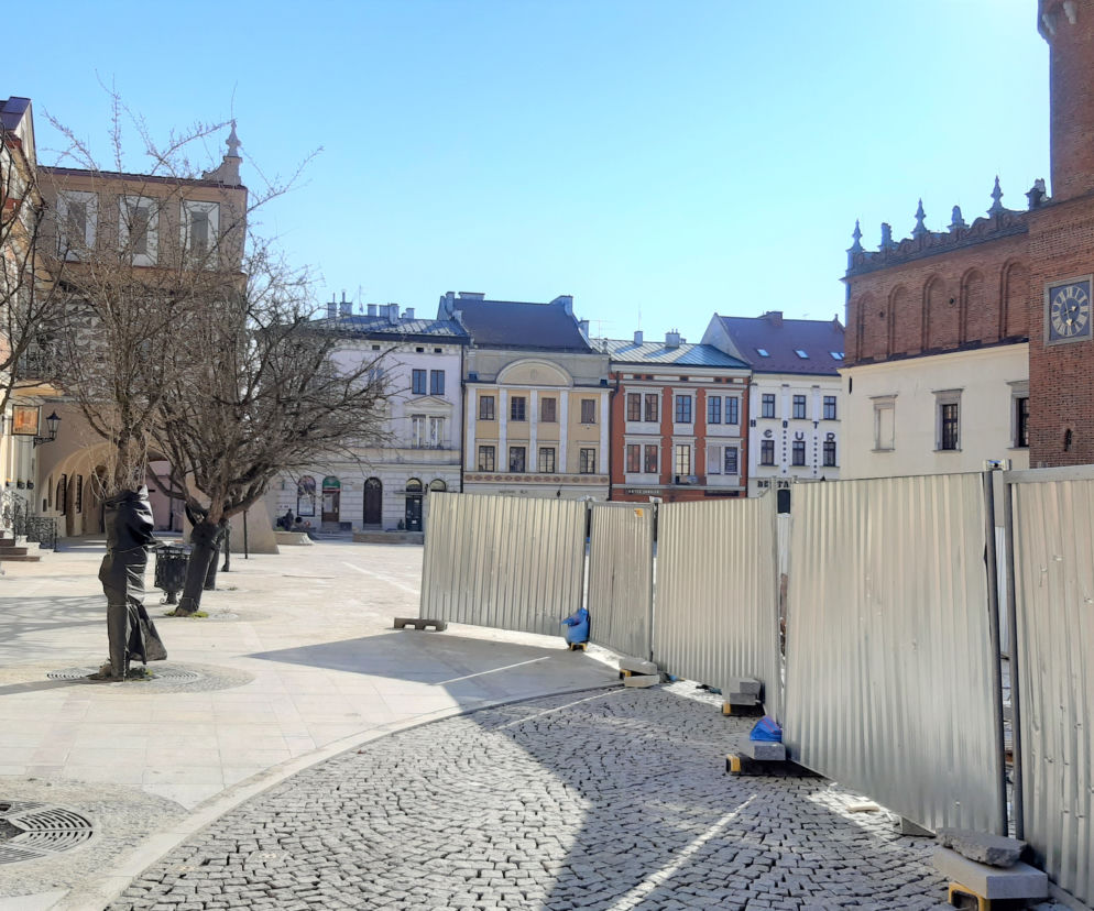 Rynek w Tarnowie - opóźnienie prac