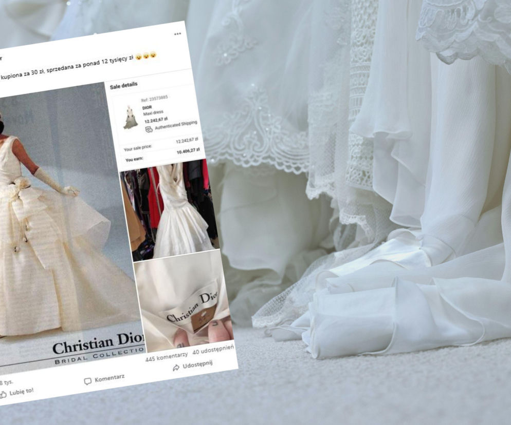 Kupili w podlaskim lumpeksie sukienkę ślubną za 30 zł. Sprzedali ją za… 12 tys. zł