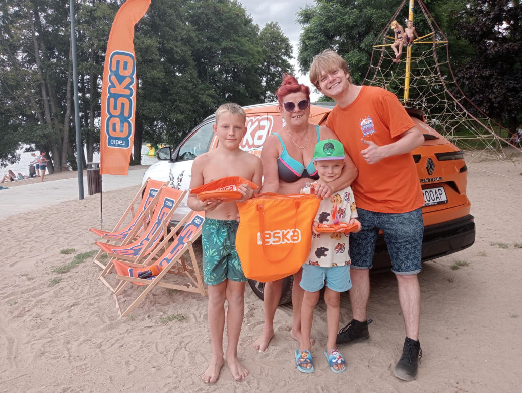 Eska Summer City Olsztyn. Pomarańczowa ekipa na Plaży Miejskiej