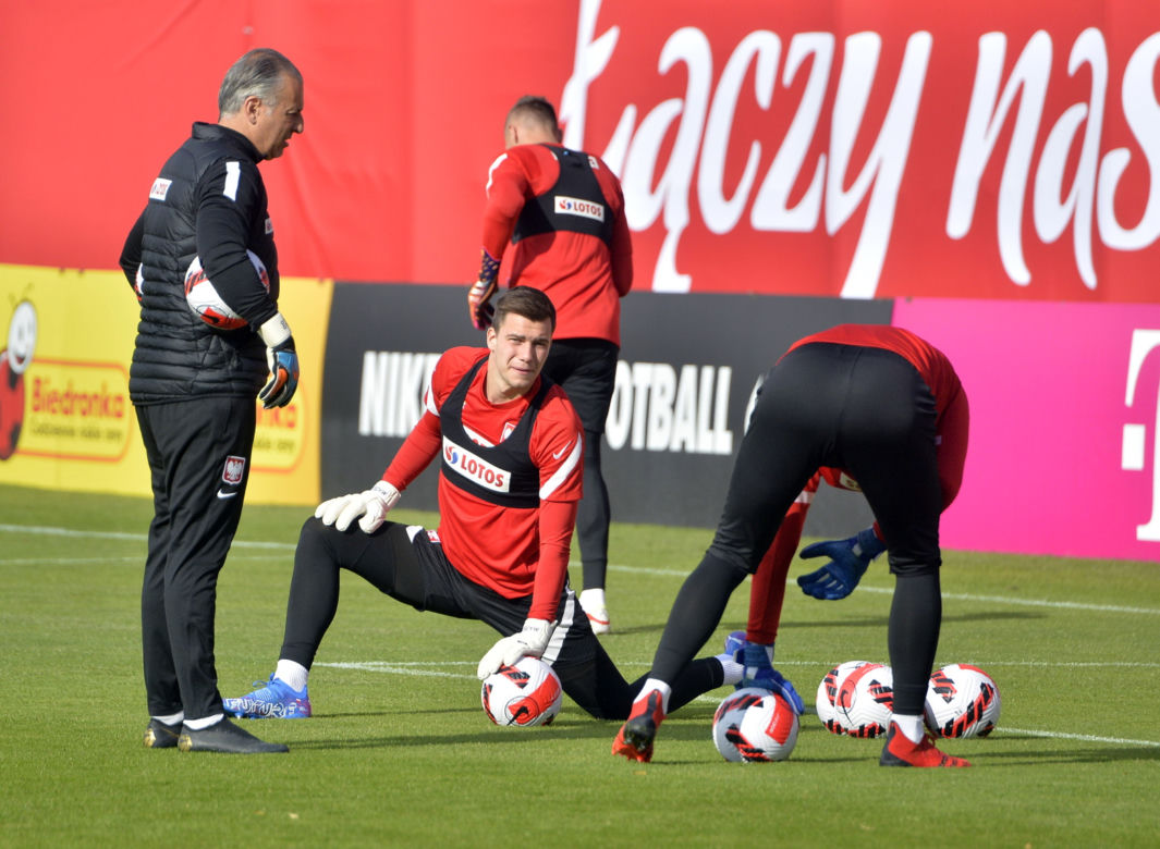 Trening reprezentacji na stadionie Legii