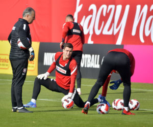 Trening reprezentacji na stadionie Legii