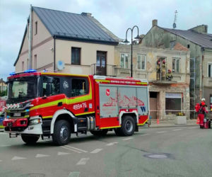Wypadek przy remoncie kamienicy w Łosicach