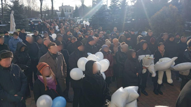 Pogrzeb Ireny Rupińskiej i jej wnuczka