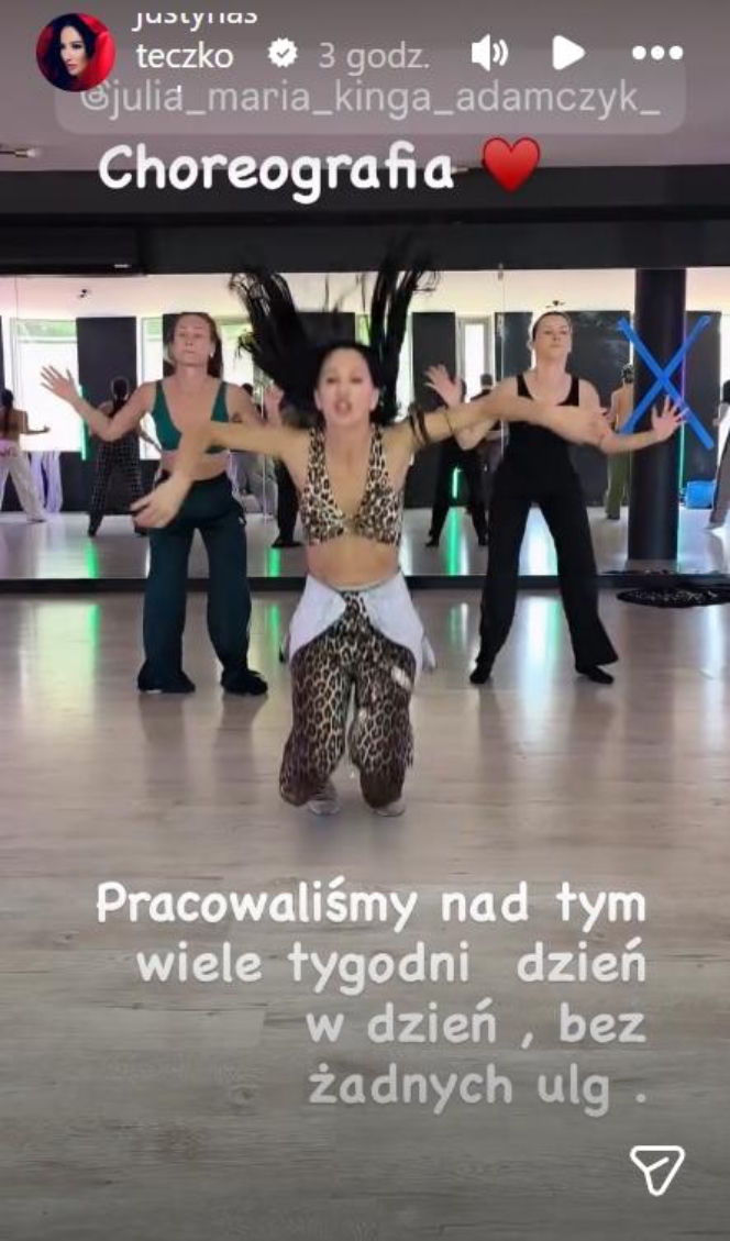 Steczkowska na próbach przed Opolem