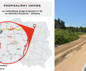 Rozbudowa drogi DK 53 na odcinku Szczytno - Olszyny