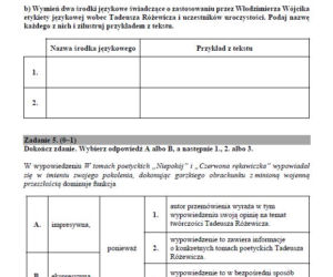 egzamin maturalny język polski 2018 MATURA
