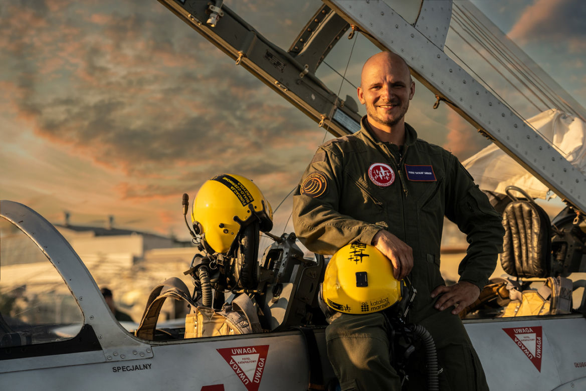 Chciał być jak Tom Cruise w Top Gun. Marzenie się spełniło