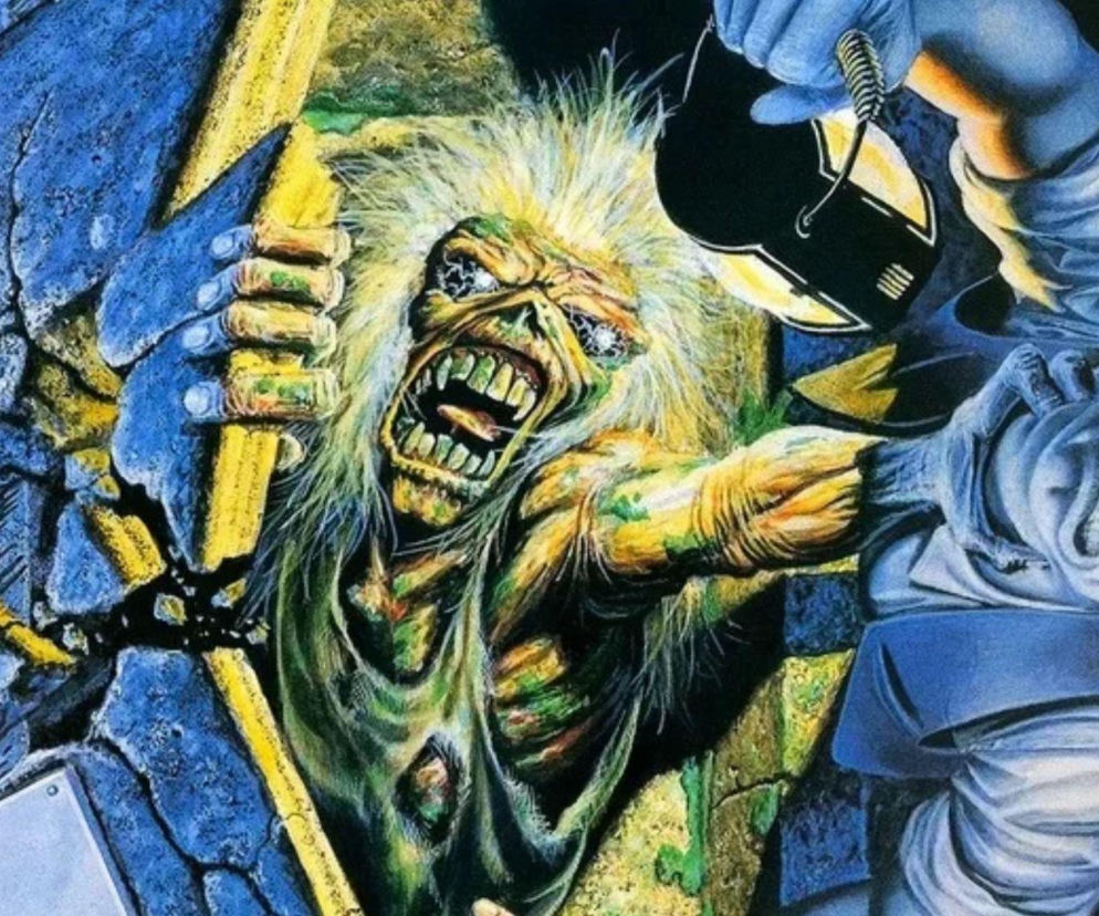 Okładka płyty No Prayer for the Dying zespołu Iron Maiden. Ciekawostki o albumie znajdziesz na EskaRock.