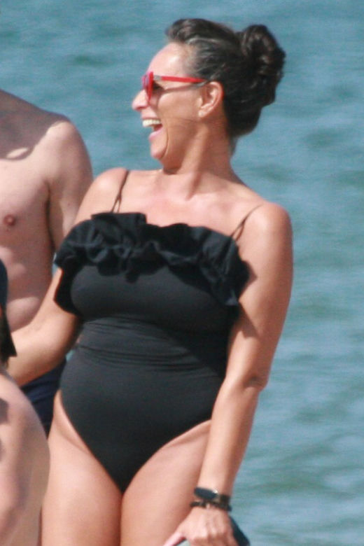 Seksi Anna Korcz na plaży