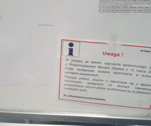 Dworzec Bydgoszcz Główna w czasie epidemii koronawirusa