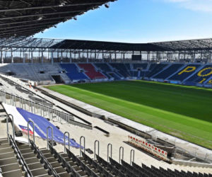 Budowa stadionu w Szczecinie - luty 2022