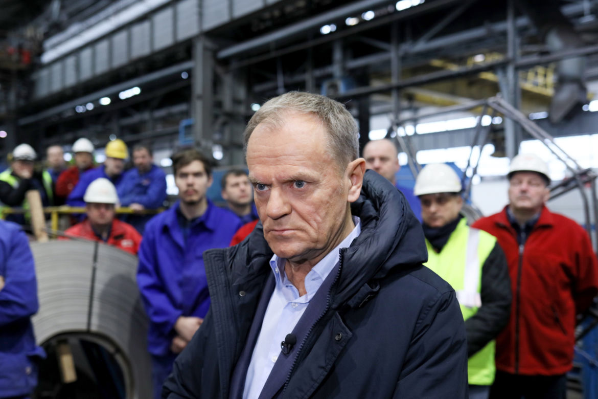 Donald Tusk w Rafako w Raciborzu