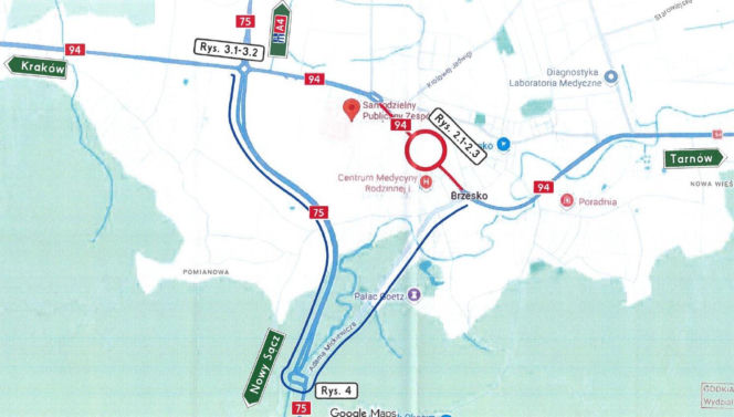 Utrudnienia na DK94 w Brzesku