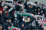 Kibice na meczu Piast Gliwice - Legia Warszawa
