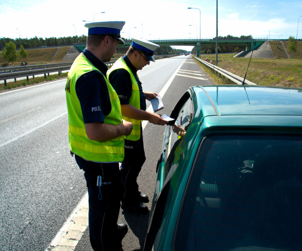 mandat, policja, kontrola drogowa