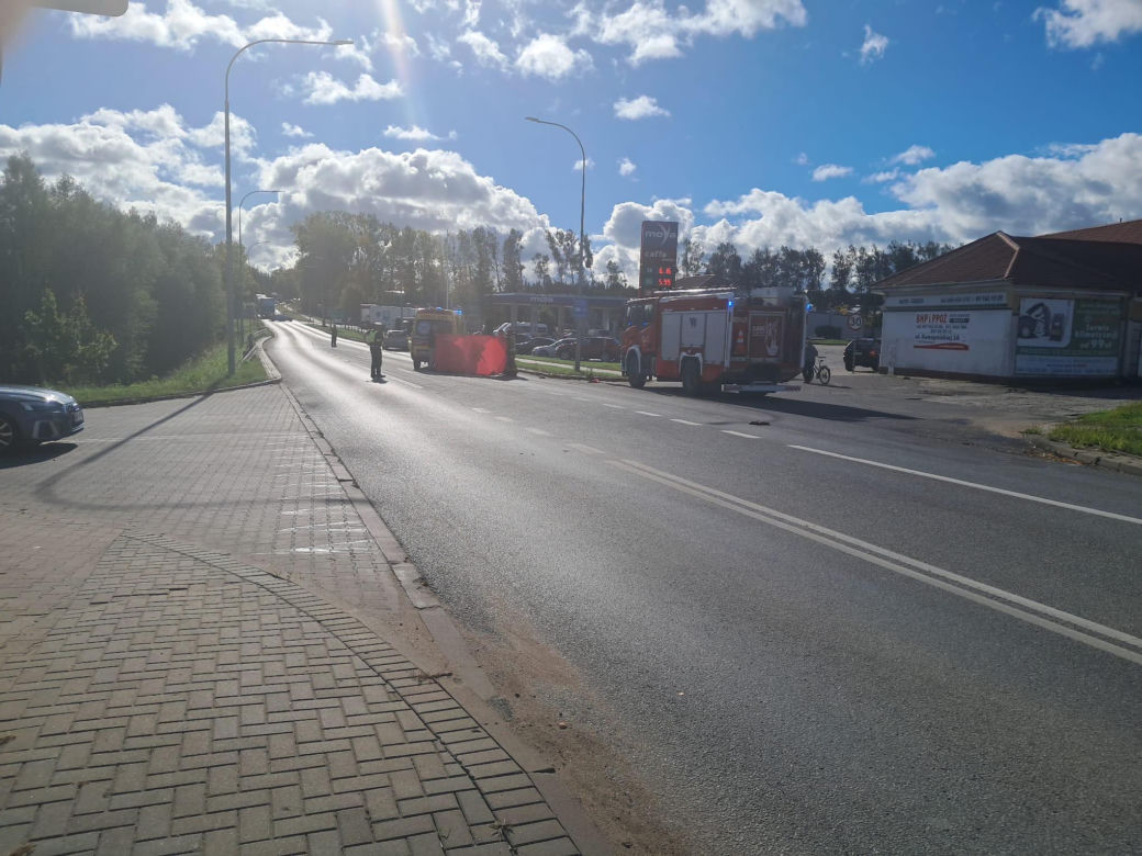Tragiczny wypadek w Bartoszycach. Pomimo reanimacji potrącona kobieta zmarła